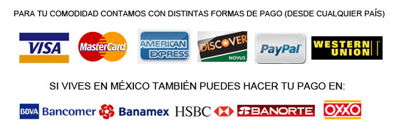 Formas de pago