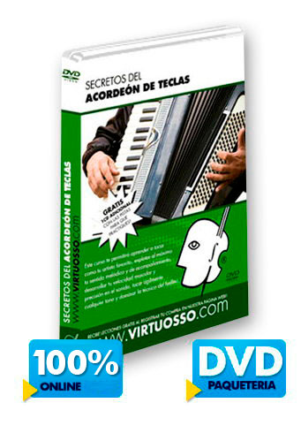 Curso de acordeón y éxitos norteños disponible online y DVD