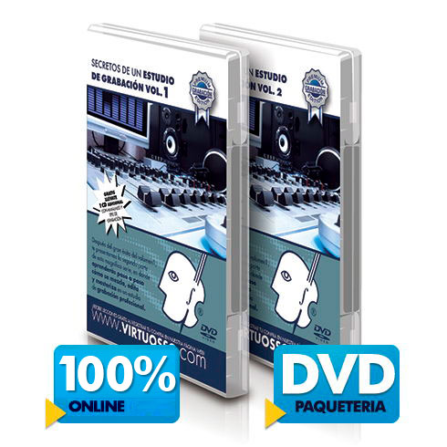 Curso de grabación de audio disponible online y DVD.