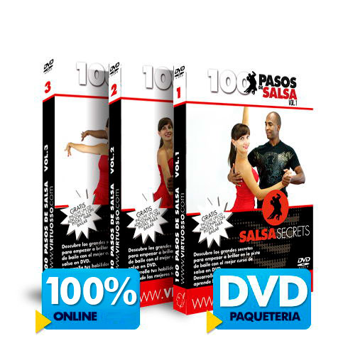 Curso 100 Pasos de Salsa disponible online y DVD