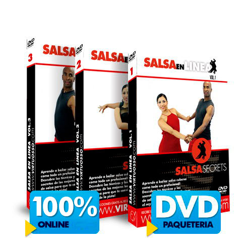 Curso de Salsa en Línea disponible online y DVD