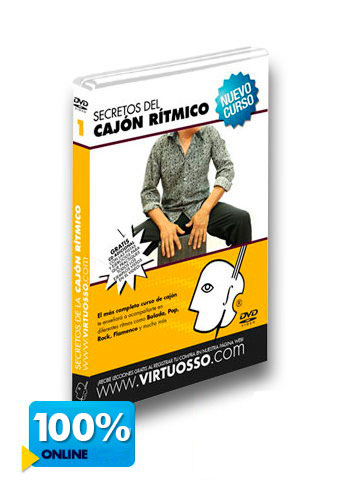 Curso de cajón rítmico disponible online y DVD.