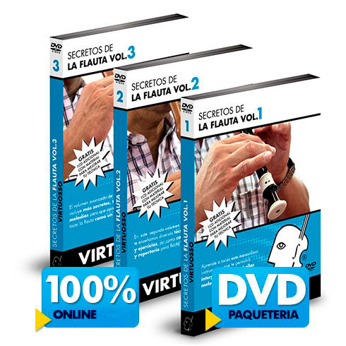 Curso de flauta disponible online y en DVD