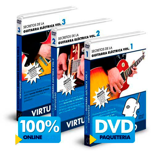 Curso de guitarra eléctrica disponible online y DVD