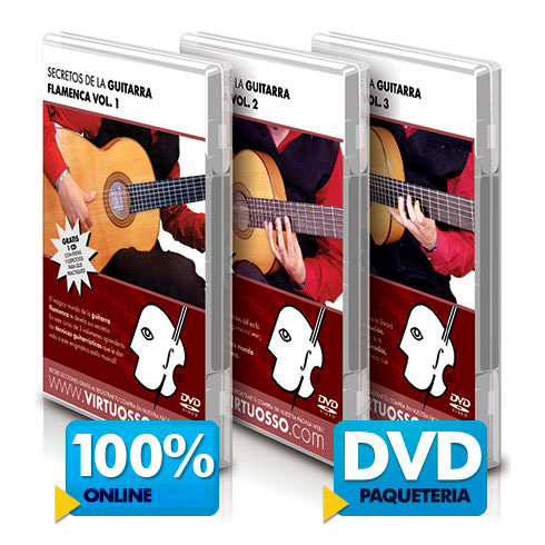 Curso de guitarra flamenca disponible online y DVD