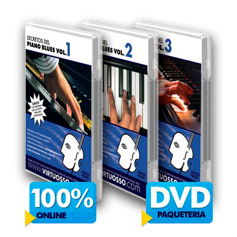 Curso de piano blues disponible online y DVD