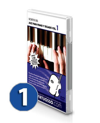 Curso de piano jazz, salsa, blues volumen 1