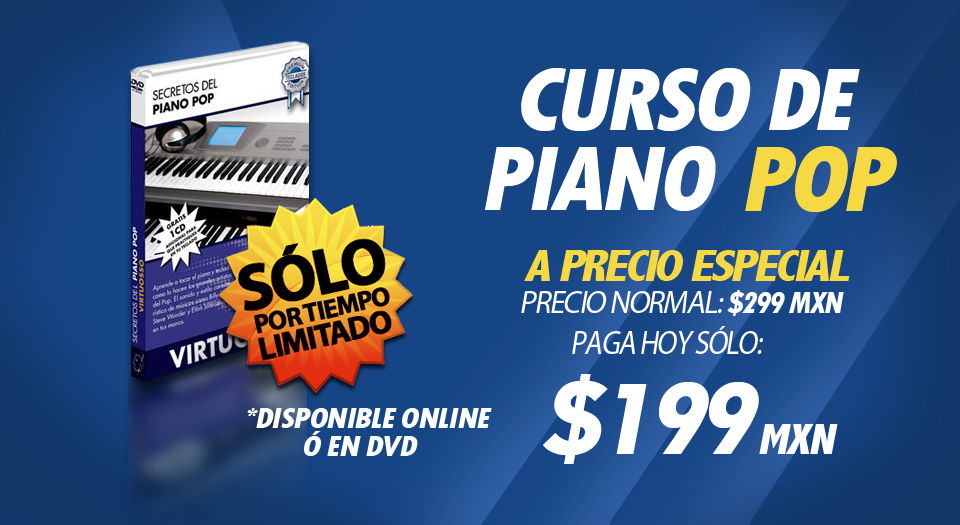 Curso de piano pop