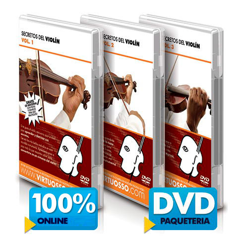 Curso de violín disponible online y DVD