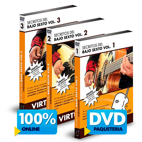 Curso de bajo sexto diponible online y DVD