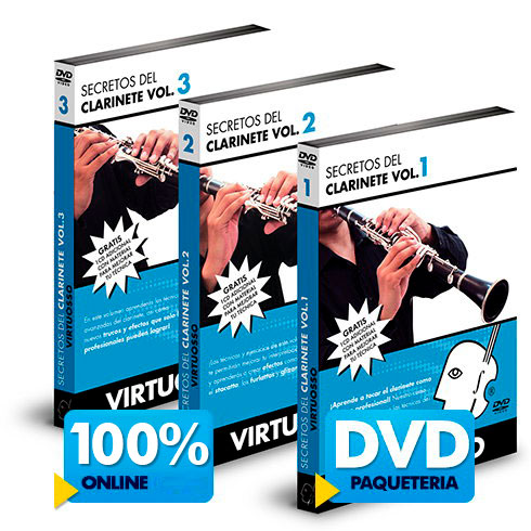 Curso de clarinete disponible online y DVD